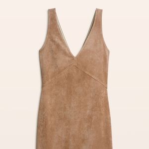 Elegant Tan Sleeveless Dress